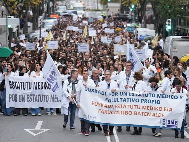 Los médicos españoles comenzarán su huelga indefinida el 28 de octubre